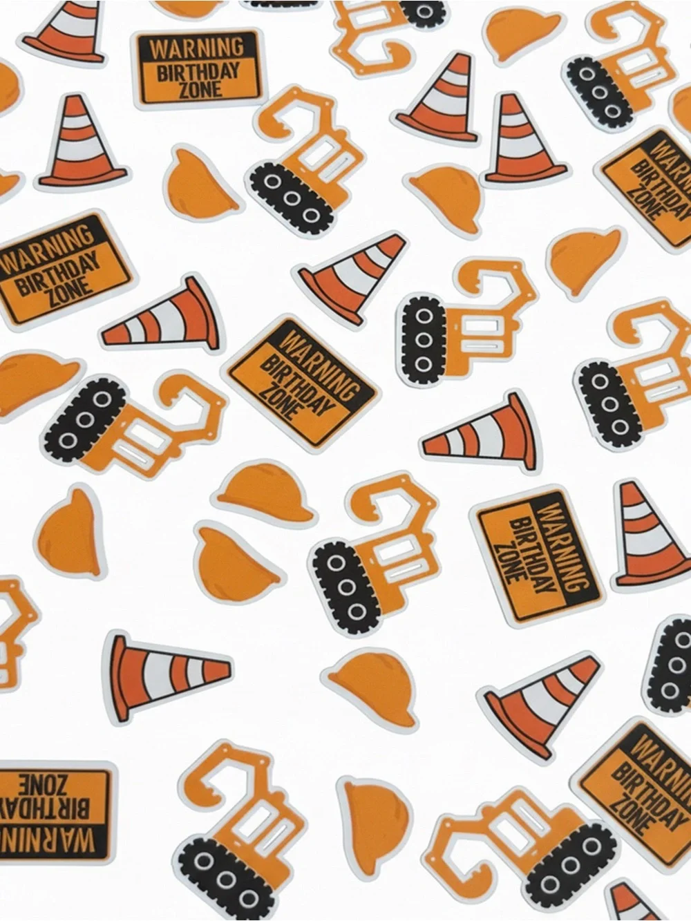 Construction Birthday Confetti | 100 Pc Builder Party Table Scatter | Hard Hat